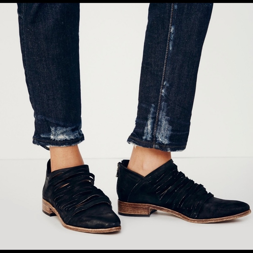 Free People Lost Valley Ankle Boots Size 38 8